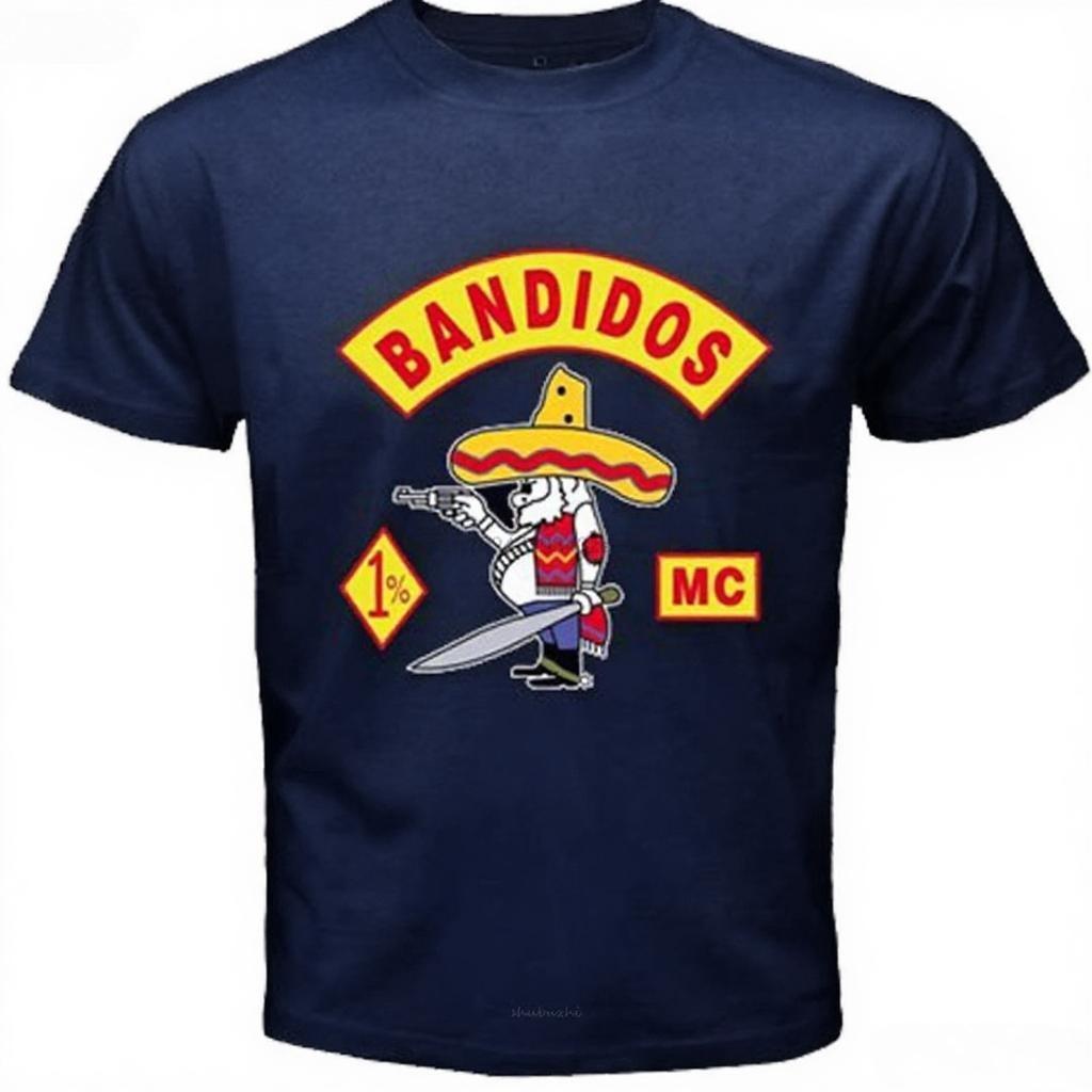 Bandidos MC Support Worldwide SYLB One Percenter Biker 1 Rough New Fashion Mens Short Sleeve T Shirt Cotton T Shirts