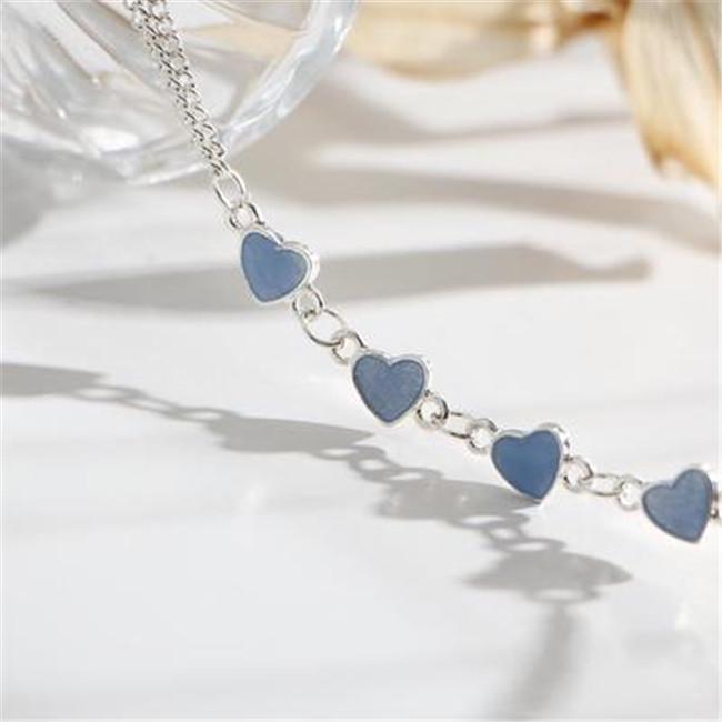 Fashion Luminous Love Heart Pendant Bracelets For Women Wrist Punk Unique Design Jewelry Girl Gift KTY