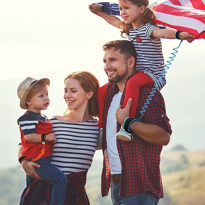 1.5M Toddler Baby Kids Safety Harness Cut Continuously Child Leash Anti Lost Wrist Link Traction Rope