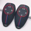 Силиконовый чехол для ключа зажигания Leapmotor T03 S01 C01 C10 C11 C07, с текстурой пчелиных сот, гоночной полосой, защита брелока, ударопрочный, мягкий силикон
