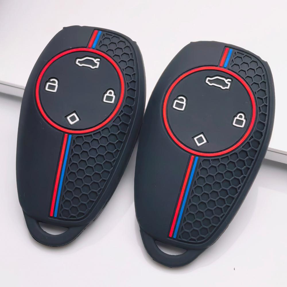 Силиконовый чехол для ключа зажигания Leapmotor T03 S01 C01 C10 C11 C07, с текстурой пчелиных сот, гоночной полосой, защита брелока, ударопрочный, мягкий силикон
