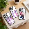 Популярный Аниме Инопланетная Сцена Чехол для Телефона Для iPhone 17,16,15,14,13,12,11 Plus,Pro Max,XS,Цветной Посеребренный Внутренний Чехол