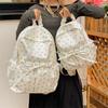 Floral Print Backpack Student Schoolbag Women's Large Capacity Backpack