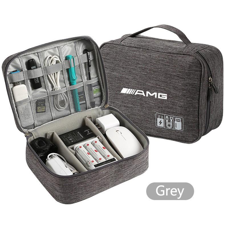 NFQ1   Keyring Multi-Fuction Car Storage Bag Waterproof Portable Large Case For Mercedes Benz AMG A C E Class W201 W210 W108 W204 W205