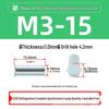BSO-M34.2/5.4 Синий/Белый Оцинкованный Шестигранный Заклепочный Гайка-Заклепка, Полная Резьба.