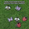 Magnetic Golf Cap Clip Butterfly Shape Golf Hat Marker Golf Ball Mark  Golf Enthusiasts