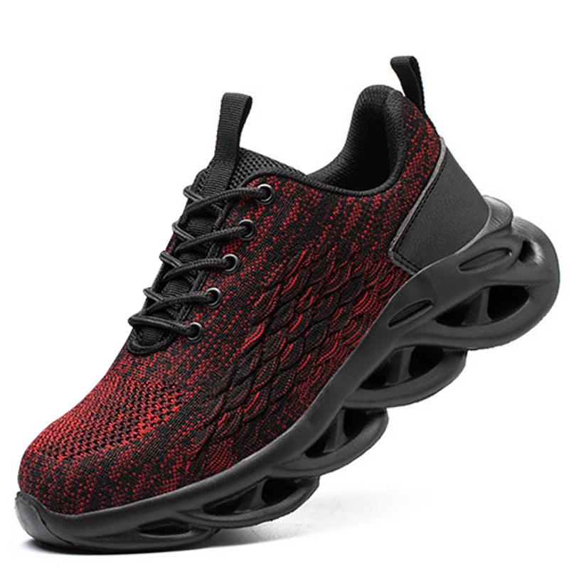 Рабочие кроссовки с сеткой, рабочие защитные ботинки со стальным носком, удобные мужские ботинки, защитная обувь с защитой от проколов, мужская обувь