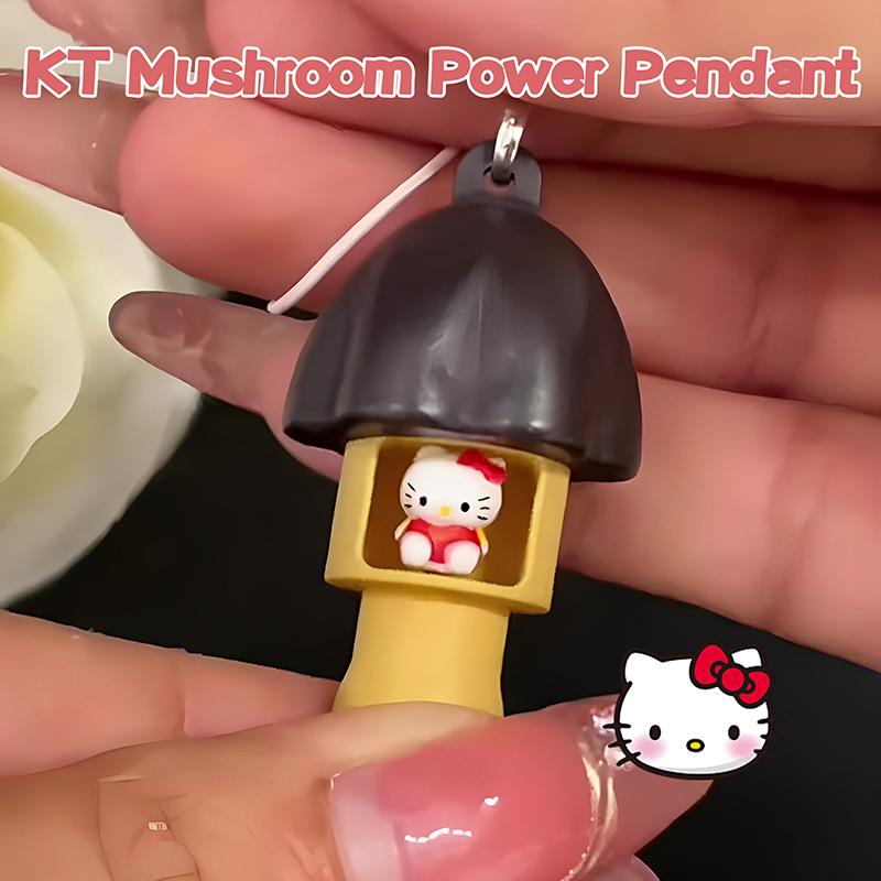 1 ИЛИ 10 ШТУК Sanrio Hello Kitty Брелоки Шоколадный Гриб Хеллокитти Японские Шармы Y2K Цепочка для Телефона Украшение Подвеска Подарок для Девочек