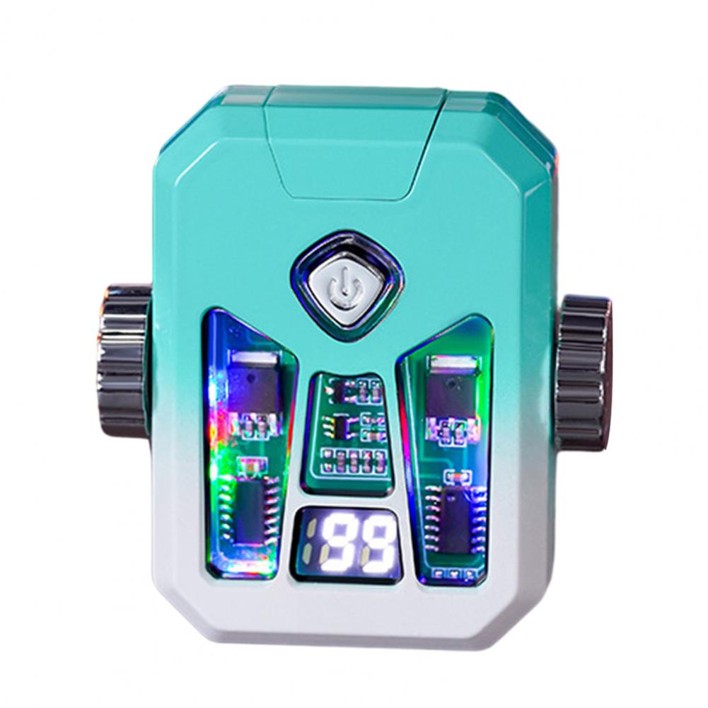 Windproof Igniter Colorful Spinning Toy Compact Rechargeable Arc-pulse Igniter Windproof Electric Flameless Bbq Fidget Toy