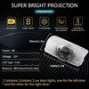 QMV5 2Pcs Led Car Door Welcome Light Warning Light For Lexus GS 300 330 350 430 450 2012 2013 2014-2017 Auto Decorations Accessories