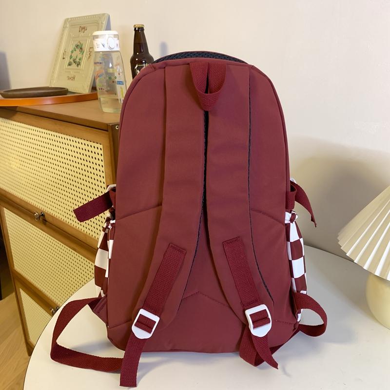Школьная сумка в шахматном порядке, студенческий рюкзак, женский рюкзак для младших классов средней школы