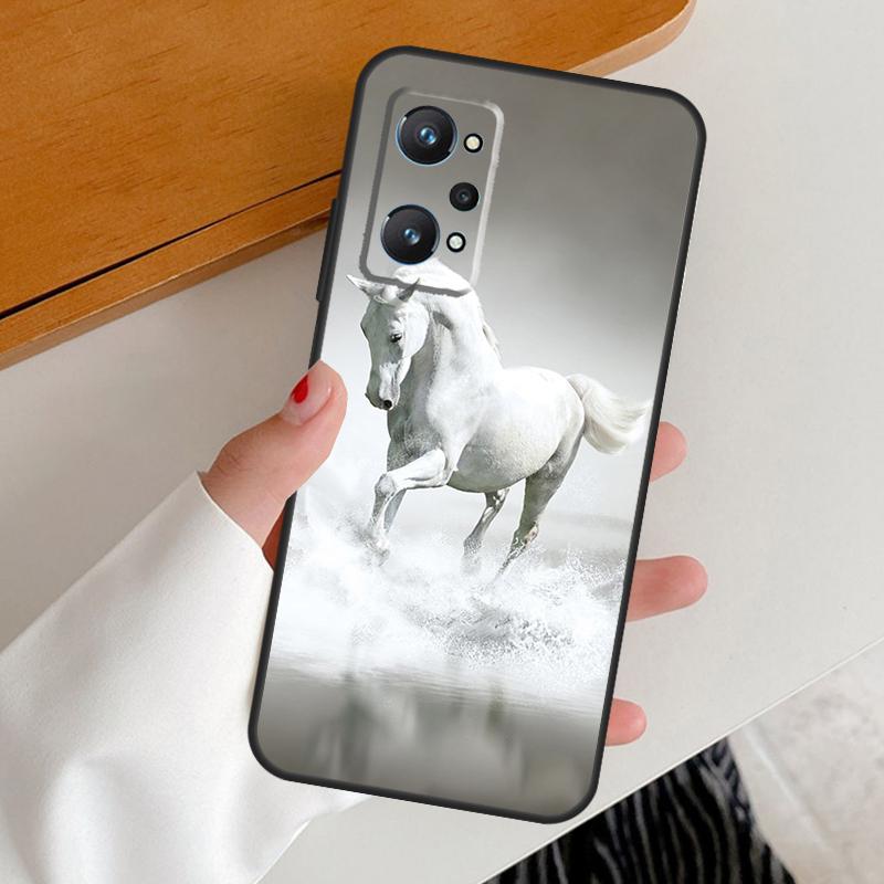 Бегущие Лошади Животное Для Realme 15 Pro GT7 GT6 10 11 12 13 14 Pro Plus C67 C63 C61 C55 C51 C53 C35 C75 C65 Чехол