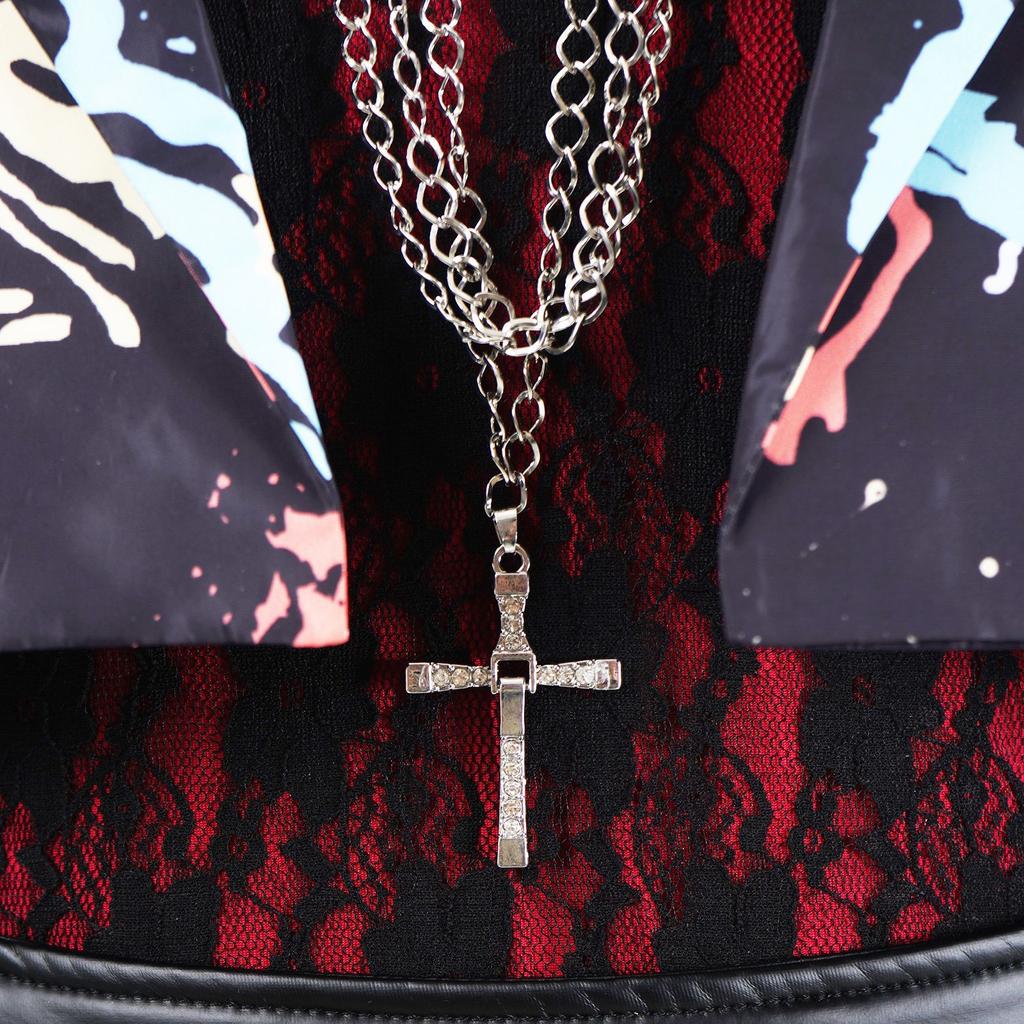 Хэви-метал рок Платье-бодикон для женщин Косплей-костюм Глэм-рок Полный комплект Наряд для Хэллоуина Концертной вечеринки