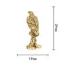 Small Creative Craft Eagle Statue Miniature Sculpture Crafts Ornament Vintage Copper Bird Figurine for Interior Home Desk Decor