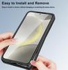 Прозрачный чехол с магнитной адсорбцией для Samsung S26/S25FE/S22/S24/S23 Ultra/A17/A16A - Полное покрытие