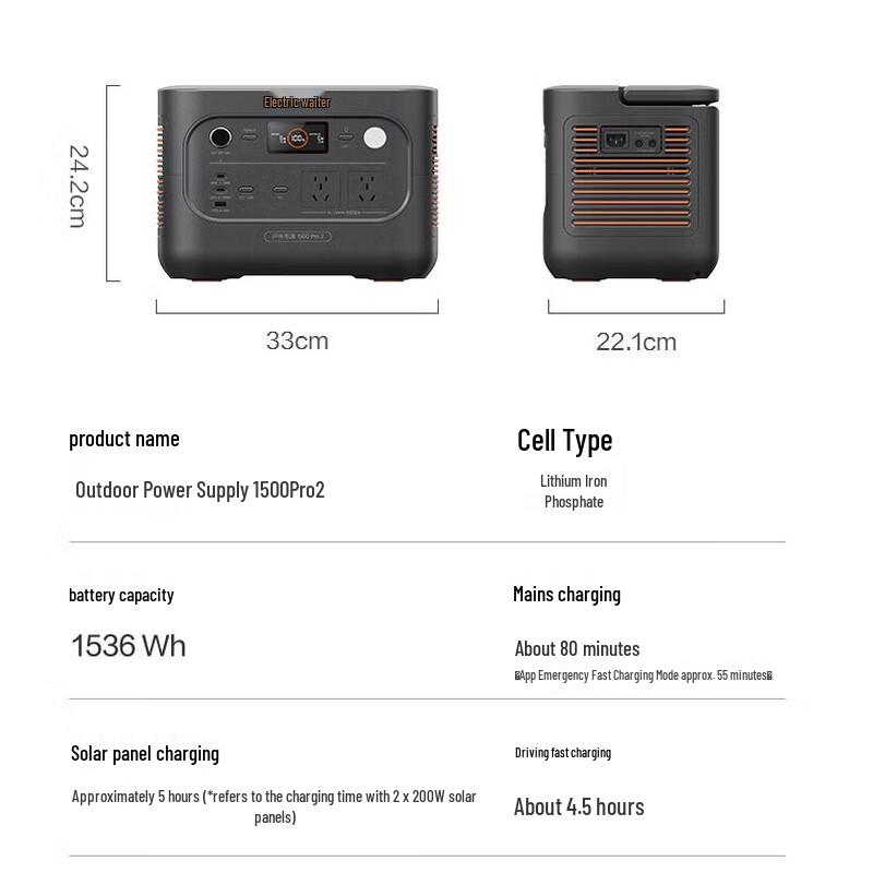 Портативная электростанция Dian Xiao Er 1500Pro2