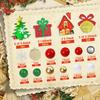 40pcs Christmas Cake Toppers Merry Christmas Cake Decoration with Pearl Ball Cake Pick for DIY Cake Xmas Birthday Party Supplies