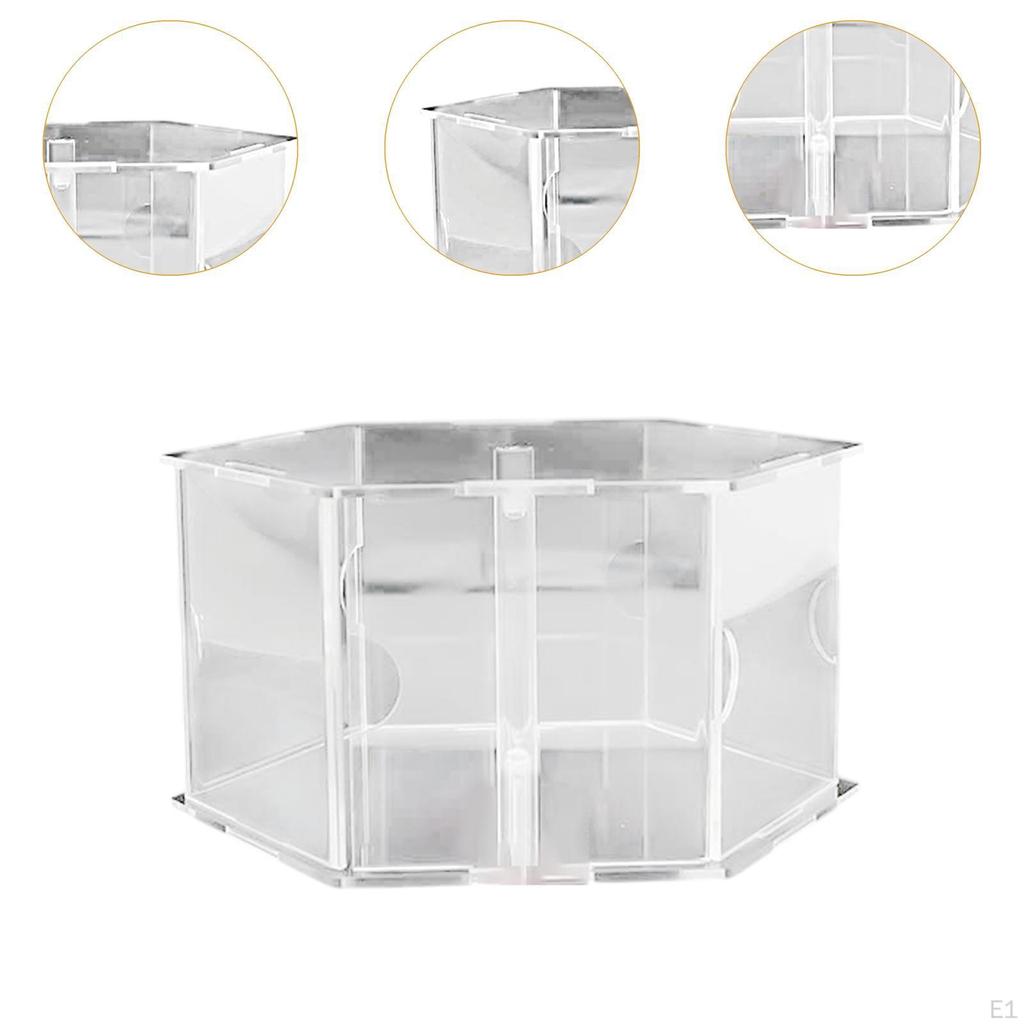 Наполняемый поднос для торта Цилиндрический дисплей Декоративный десерт Современный поднос для кексов Акрил