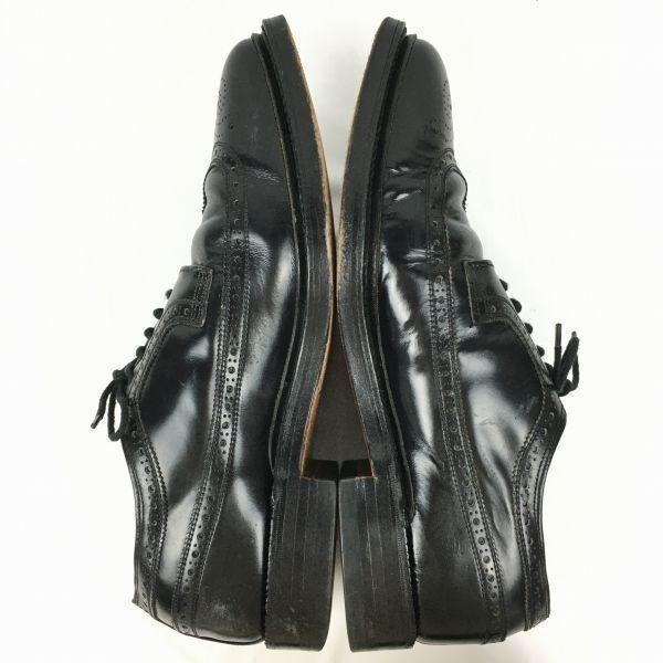 Royal Tweed от Cheaney Сделано в Англии Винтажные туфли-оксфорды черного цвета Размер 9.5 / 28.0 см Мужские(ИСПОЛЬЗОВАЛ)