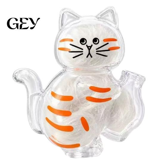 Cat Hair Storage Vase Whiskers Holder Refrigerator Magnet, Transparent Furs Keepsake Collector Fridge Pet Memorial Decoration for Home, Kitchen Shape