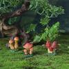 Cute Mushroom Statue DIY Mushroom Ornaments Micro-landscape Simulation Mushroom  Office