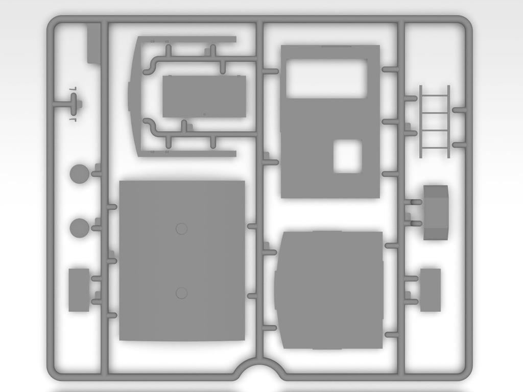 ICM Вторая мировая война Британский мобильный грузовик-часовня с фигурой Пластиковая модель 35585 1/35 (Боевая машина)