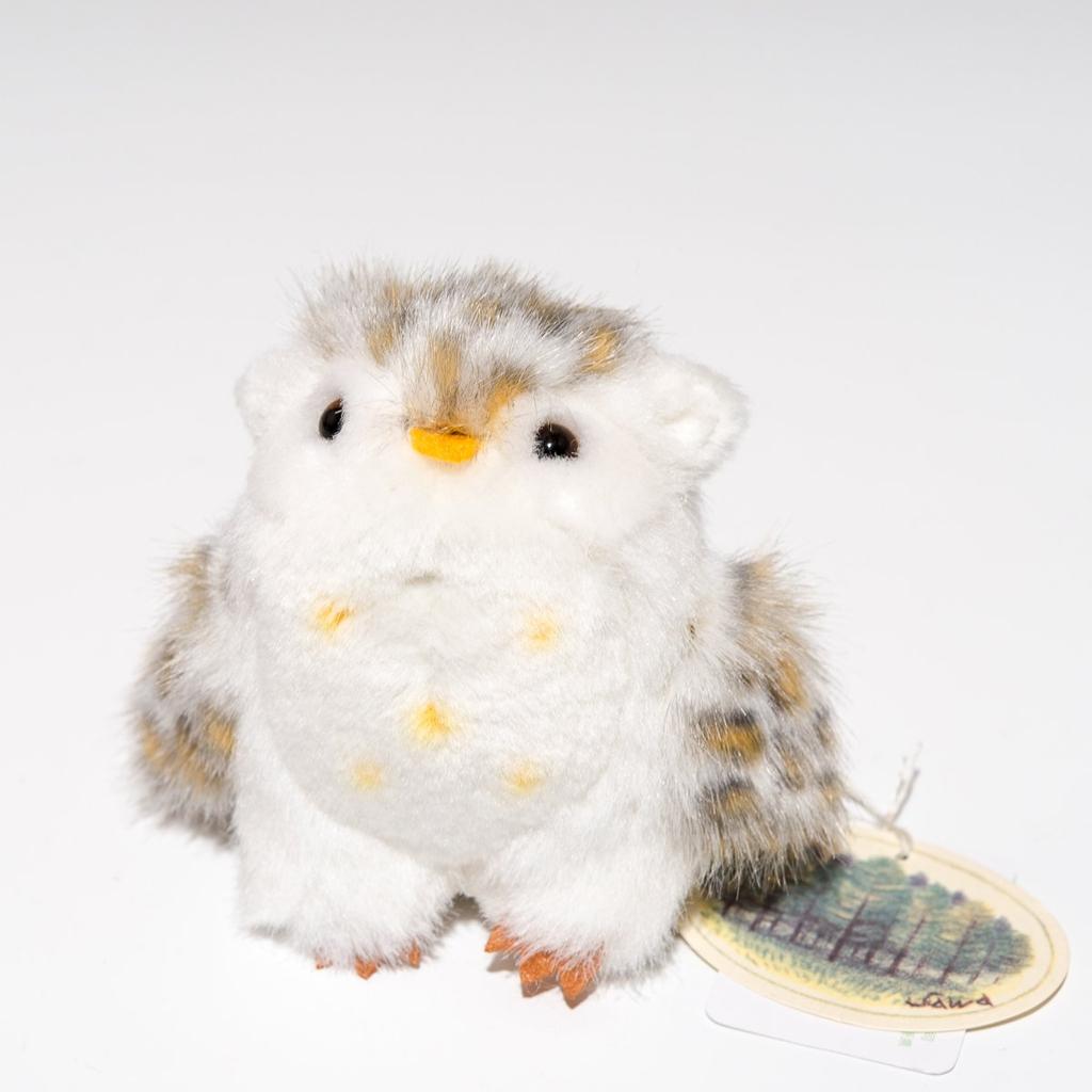 Takenoko Petit Forest Friends брелок сова белая плюшевая игрушка 68122