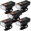 Велосипедные передние фары USB LED Перезаряжаемые Водонепроницаемые Фара для горного велосипеда Велосипедный предупреждающий свет безопасности Велосипедные аксессуары