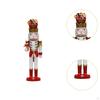 Статуя короля Щелкунчика, деревянная фигурка, настольное украшение на Рождество