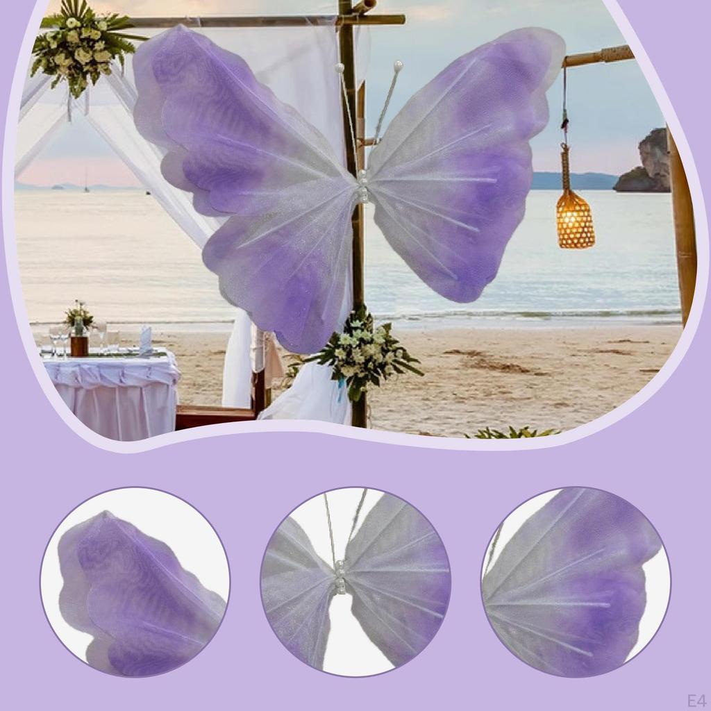 Artificial Butterfly Decoration Wedding Accessory Party Ornament Wall Decor Birthday