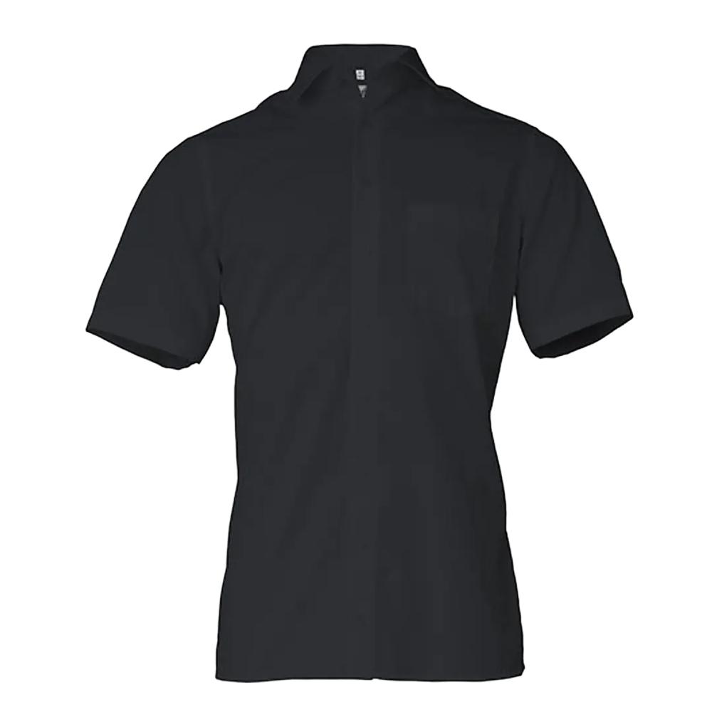Marvelis Mens Poplin Modern Short-Sleeved Shirt