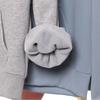 Korean Style Womens Short Hooded Zip-Up Cotton Blend Sweatshirt Loose Fit Winter Casual Top