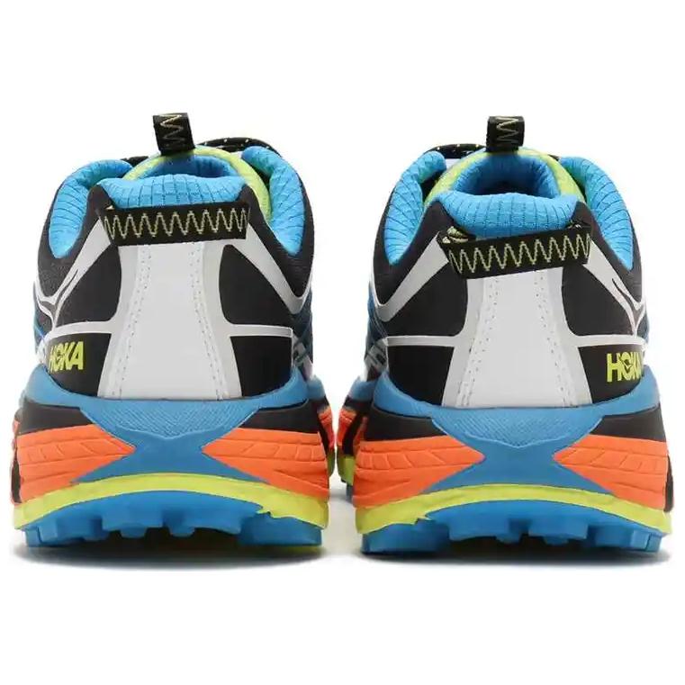 Кроссовки унисекс HOKA Mafate Three2 Black Diva Blue Orange 1141572-BDVB