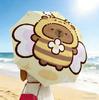 Bee Costume 8 Ribs 3Fold Black Glue Uv Protection Umbrella Sun Protection Rainproof Compact Folding Umbrella For Travel Daily Use C923709