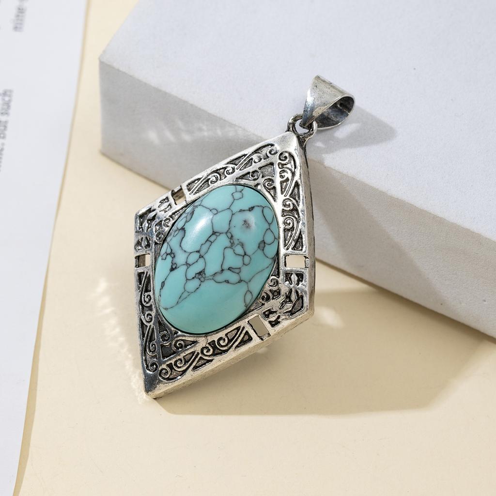 Летний цвет ракушки Подвеска Ромб Кружевная подвеска 49x34мм Для изготовления ювелирных изделий DIY Ожерелье Браслет Серьги Аксессуар