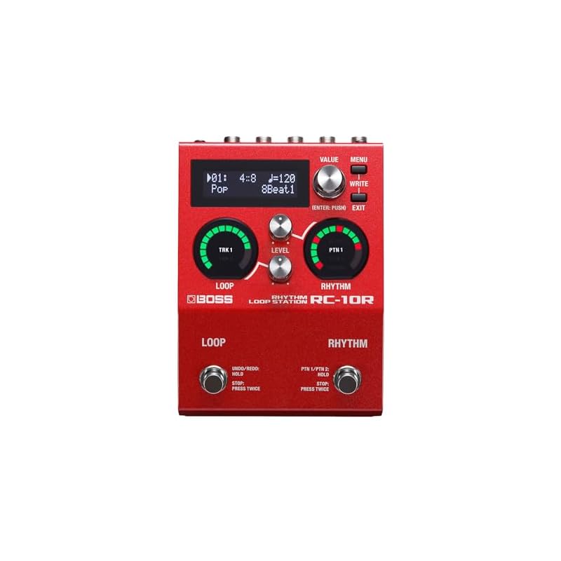 BOSS RC-10R Rhythm Loop Station с лупером, 280 ритмическими рисунками, 16 встроенными наборами ударных и простым управлением. Педаль-в-одном луп-станция и барабан