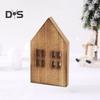 Хорошая текстура деревянного украшения Экологичный необычный небольшой дом Деревянное ремесло