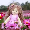BlissfulPixie Waldorf Doll Handmade Doll Amy Soft Girl Cute Plush Toy Perfect Doll for Kids - 12"