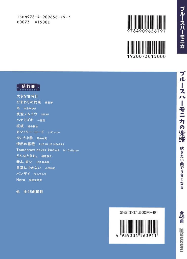 Suzuki Blues Harmonica Sheet Music C Key 45 Songs