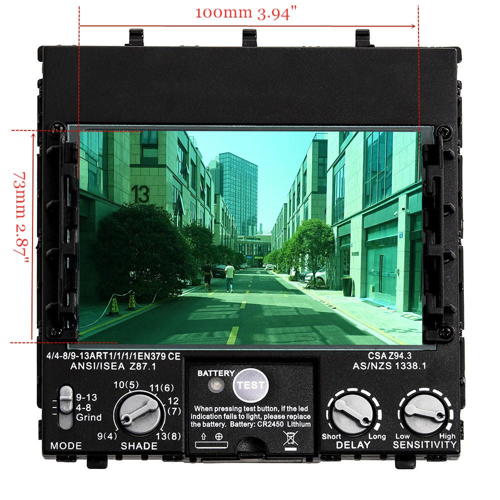 Welding Mask Top Size 100x73mm Top Optical Class 1111 4 Sensors CE EN379 Welding Helmet