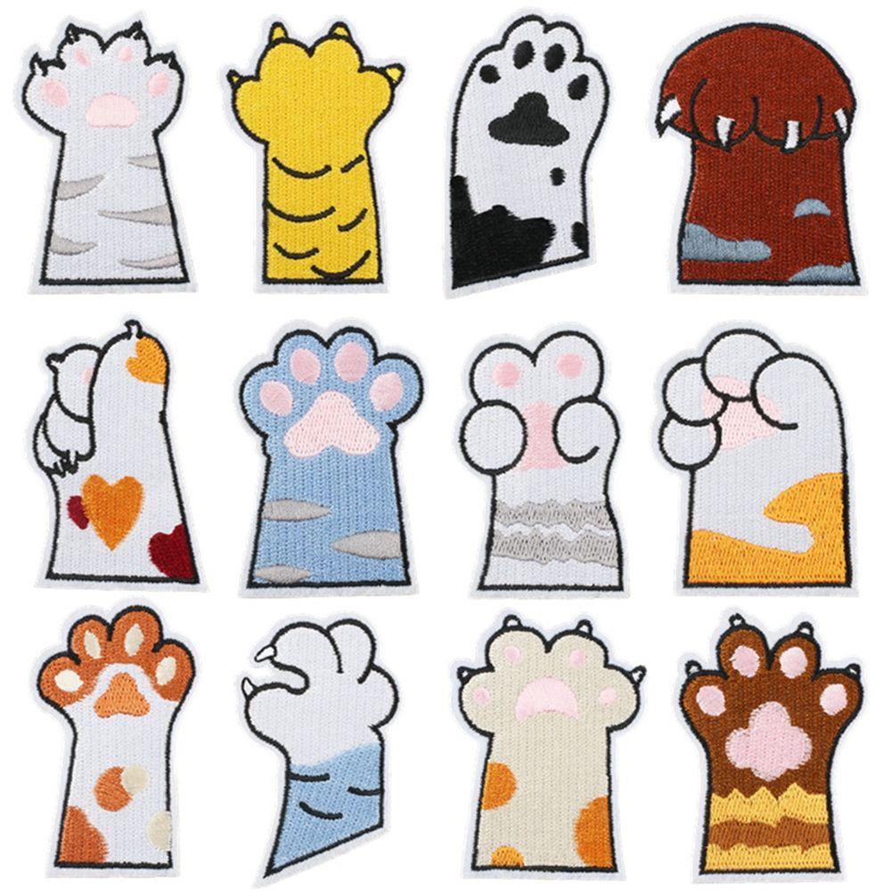 Clothes Embroidery Clothes Decoration Embroidered Iron On Patches Appliques Sewing Fabric Badges