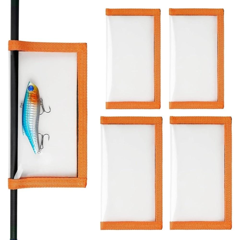 Clear PVC Lure Covers Durable Fishing Bait Storage Clear Hook Lure Covers Fishing Use