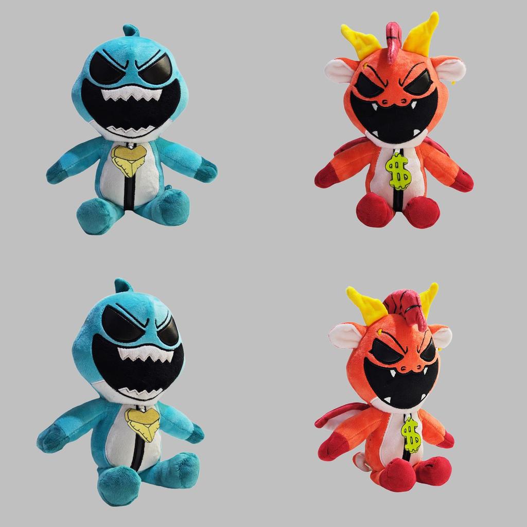 Кошмарные зверюшки Очаровательная плюшевая игрушка «Черная овечка» Мягкая и приятная на ощупь 25 см Фигурка животного