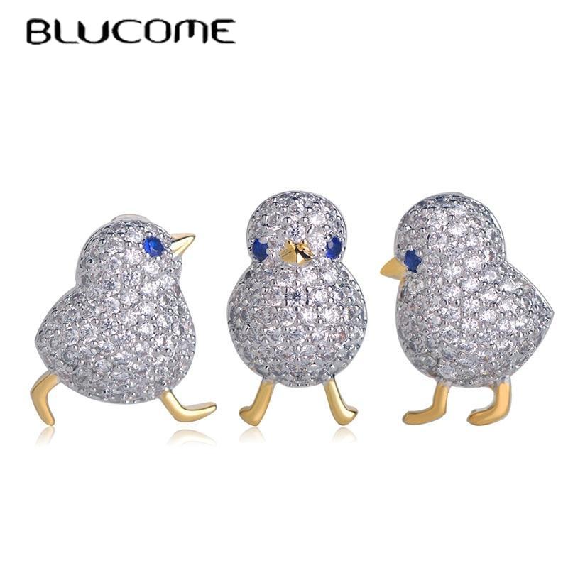 Blucome Cute Anime Copper Brooches for Women Girls Collar Dress Hijiab Pins