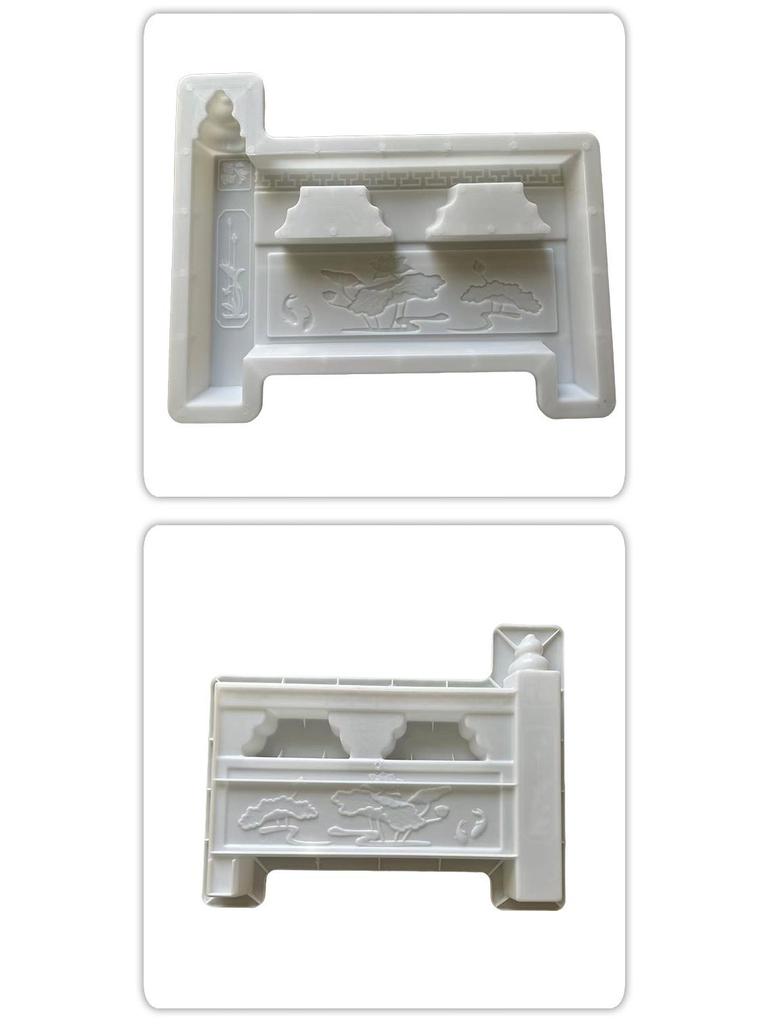 Форма для плитки «Лунная ночь на пруду лотосов» - Пластиковая форма с античным китайским дизайном