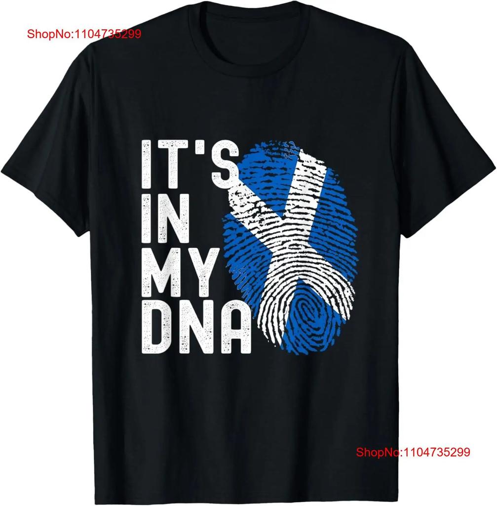Its In My Dna Scotland Flag Scottish T Shirt Vintage Soft Stylish Designer Clothes Unisex Breathable Comfortable