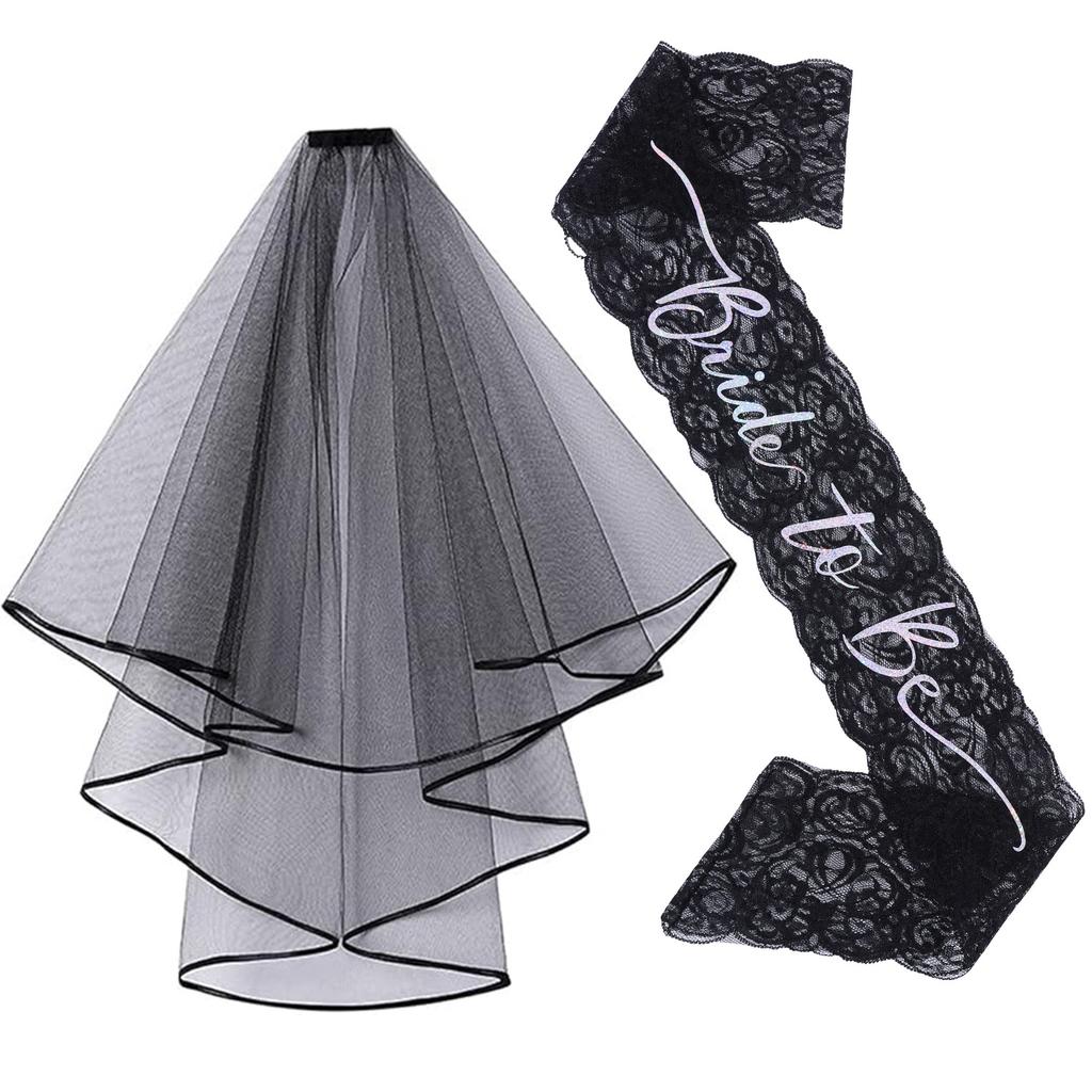 Набор для девичника Невесты Включает Повязку Невесты, Фату Белую для Девичника Невесты, Свадьбы, Девичника Набор Повязок НЕВЕСТА