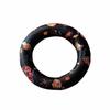 Donut Shape Dragon Design Singing Bowl Mat Nepalese Wooden Fish Coaster Sound Copper Out Mat  Yoga