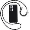 Protective Case - E.F.CONNECTION - Redmi Note 10 Pro 5G - Flexible - Black - With Lanyard