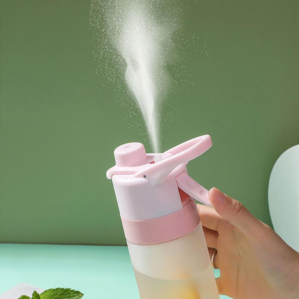 700ml Gradient Sport Water Bottle for Girls Travel Outdoor Use Fitness Water Cup Roomy Spray Bottle BPA Free Drinkware